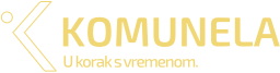 Logo Komunela u žutoj boji